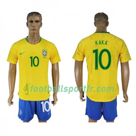 Tenue Brésil Kaka 10 Domicile Coupe du monde 2018 Maillot de Foot